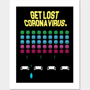 INVADER CORONA Posters and Art